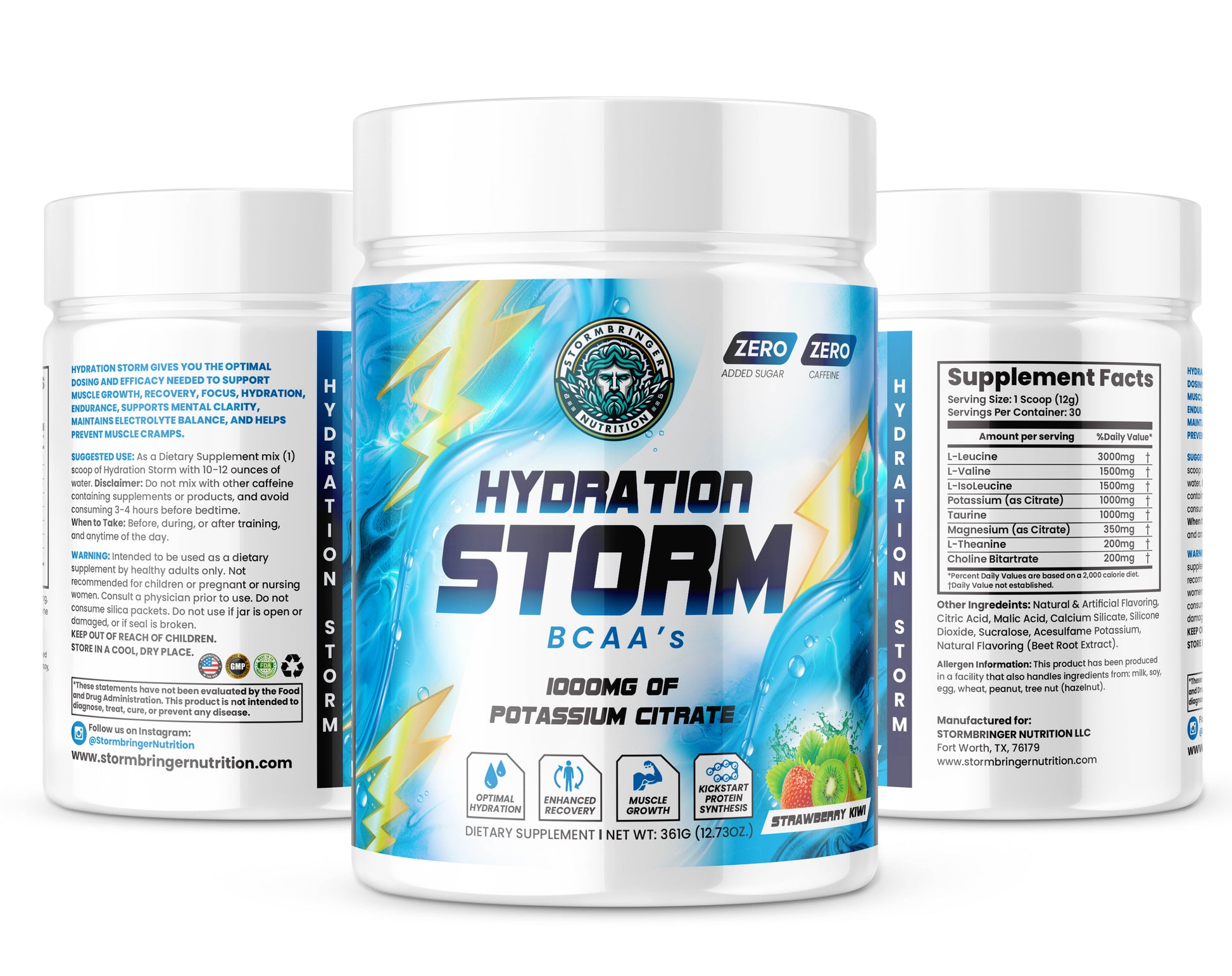 HYDRATION STORM (BCAA'S)