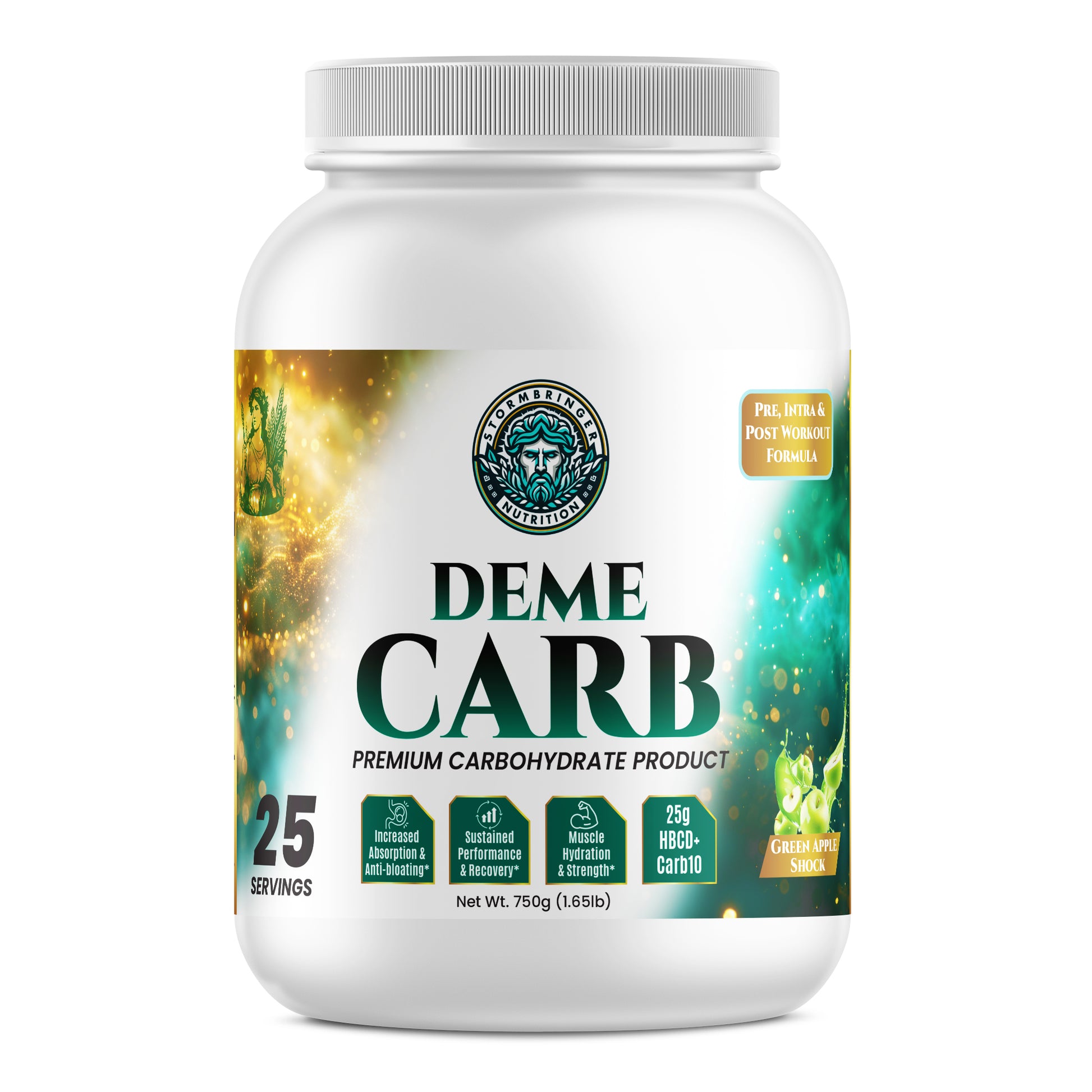 DEME CARB Green Apple Shock (25 Servings)