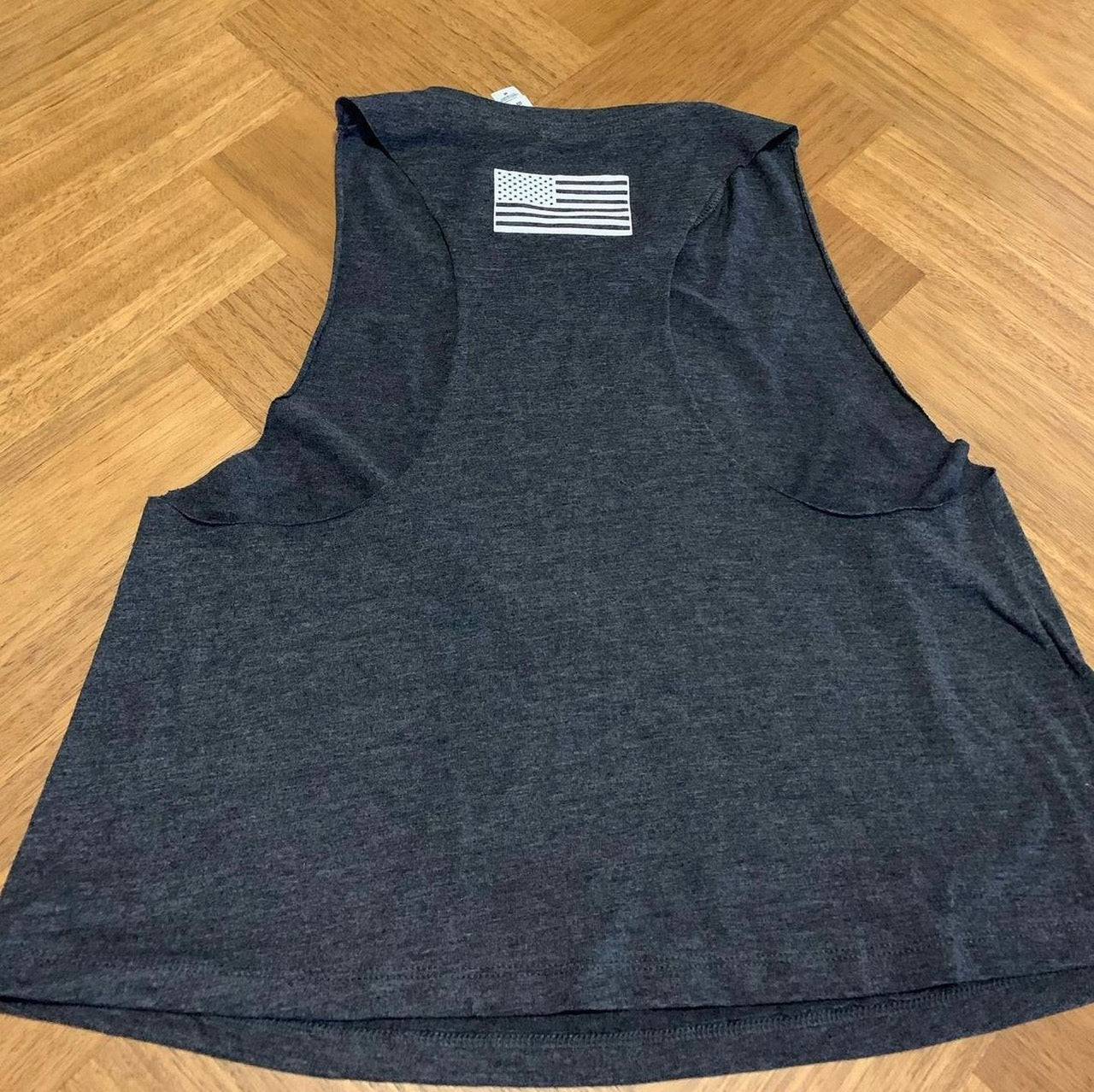 Women's Grey Crop Top - Soft Cotton Fabric | Stormbringer Nutrition