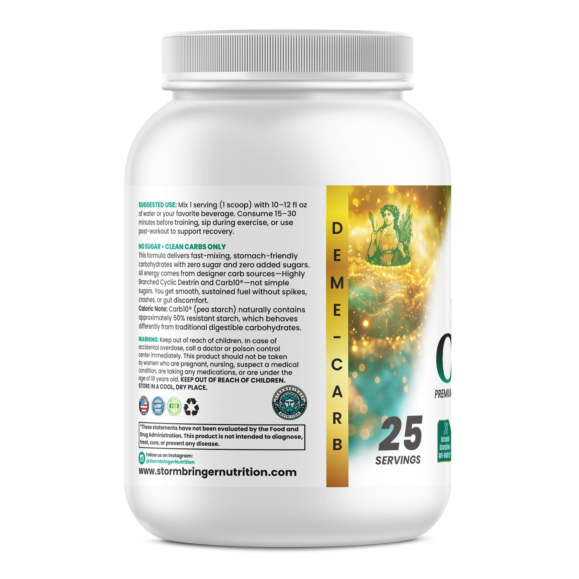 DEME CARB Green Apple Shock (25 Servings)