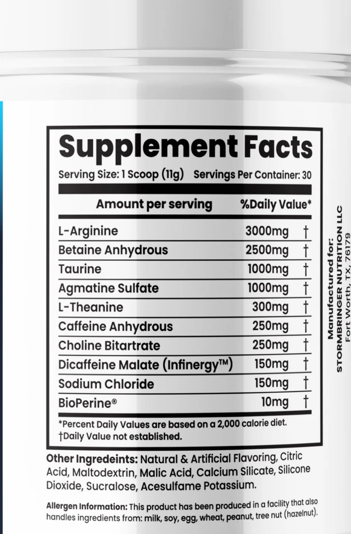 Tempest Thunder – Performance Pre-Workout