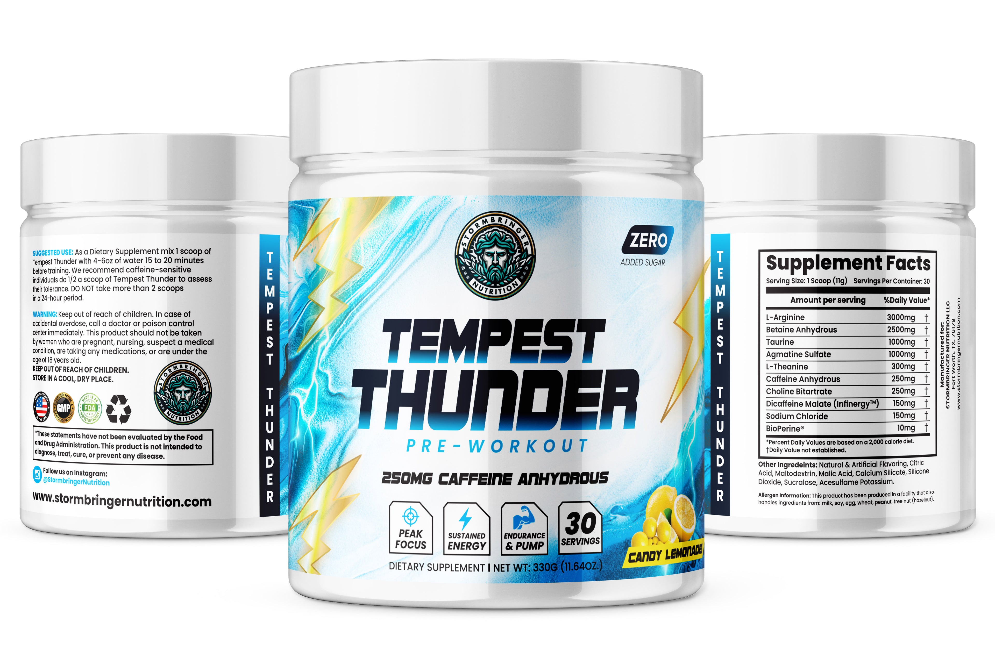 Tempest Thunder – Performance Pre-Workout