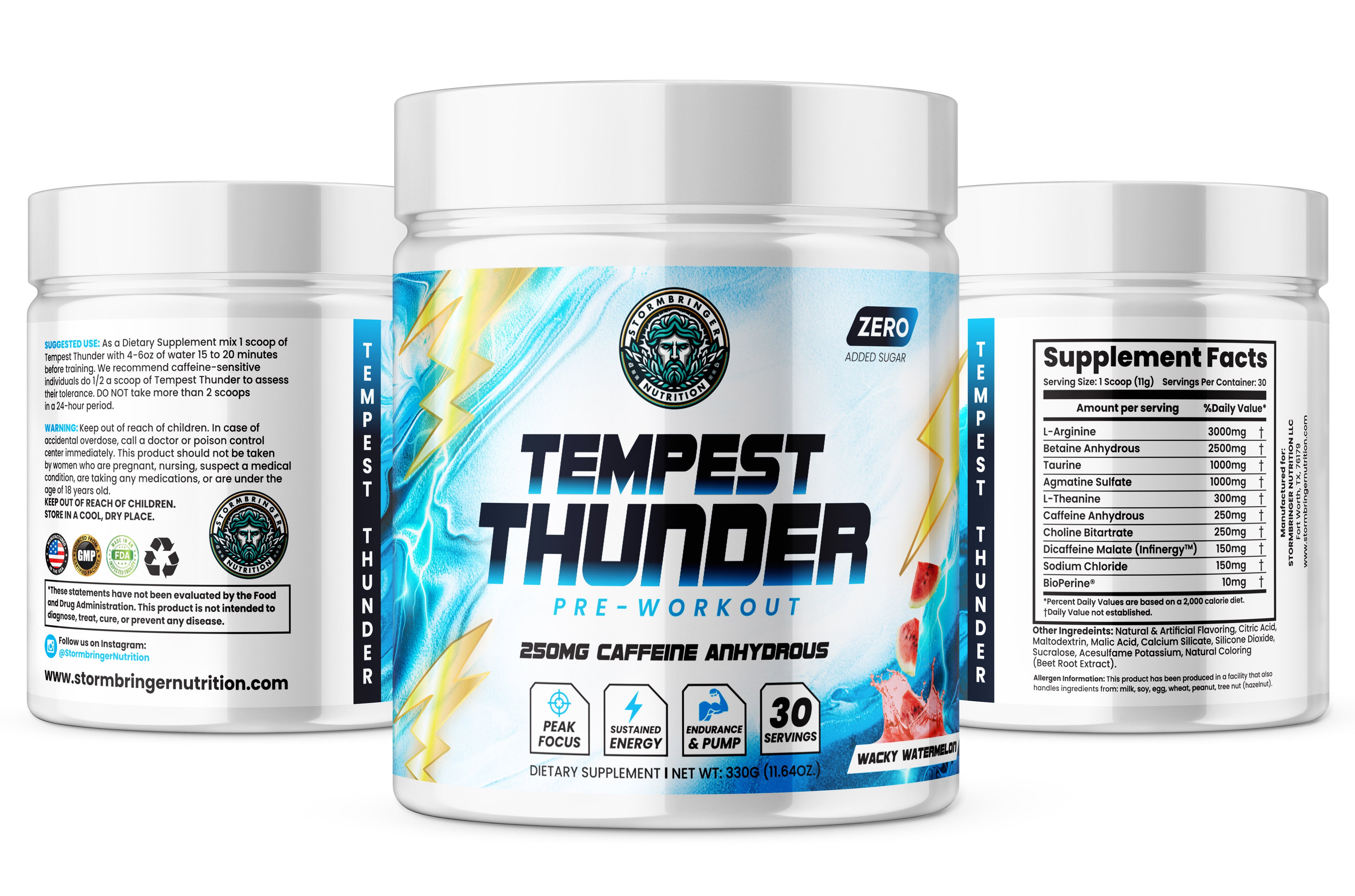 Tempest Thunder – Performance Pre-Workout